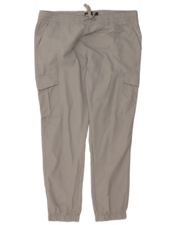 FRENCH CONNECTION Pantalón cargo tipo jogging para hombre XL W38 L29 Poliéster gris