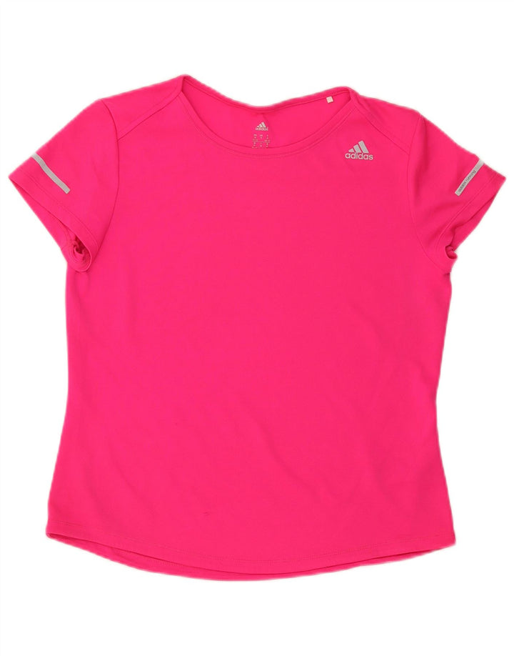 Adidas Camiseta Mujer Top UK 12/14 Medio Rosa Poliéster
