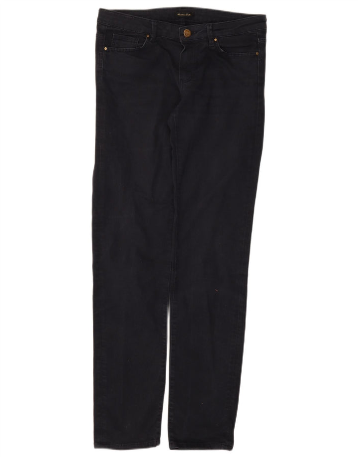Vaqueros Pitillo Mujer Massimo Dutti W30 L31 Azul Marino