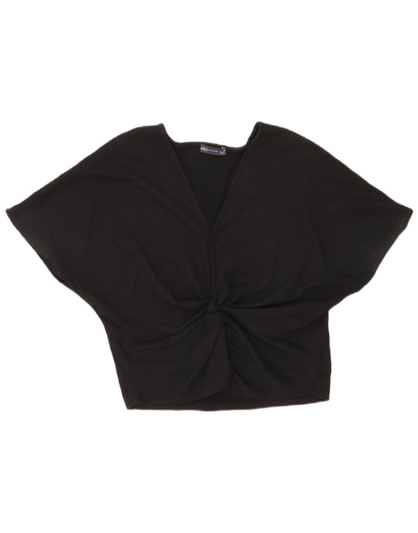 Marks & Spencer Blusa para mujer Top UK 46 Grande Poliéster negro