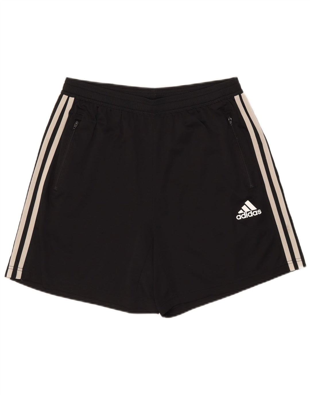 Adidas - Pantalones cortos deportivos Aeroready para hombre, tamaño grande, poliéster negro