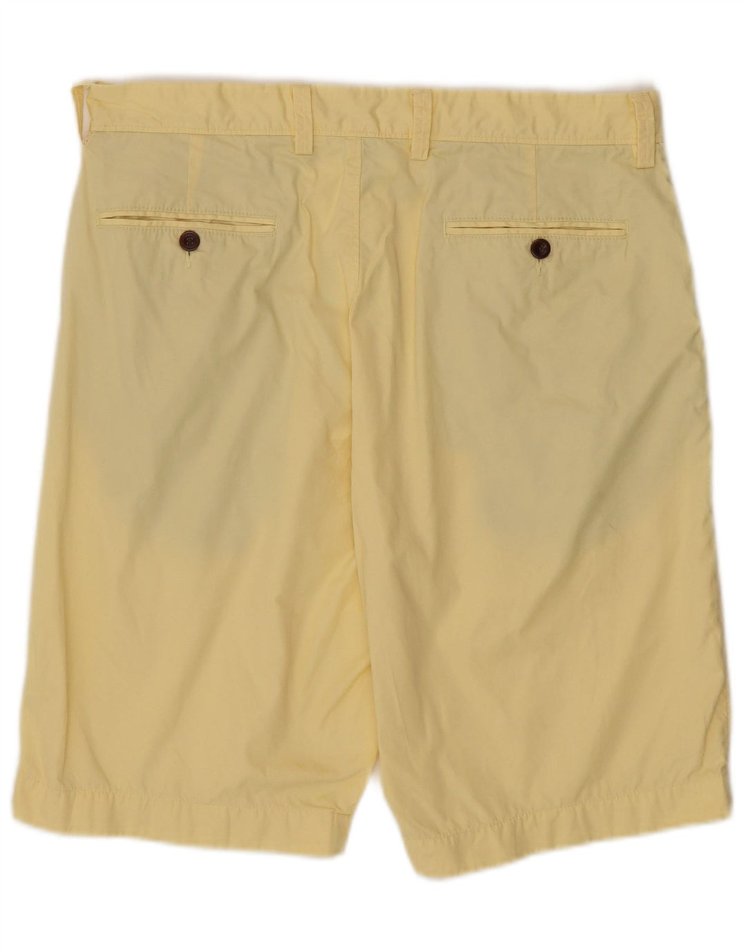 J. Crew Pantalones cortos chinos para hombre W33 Algodón amarillo medio