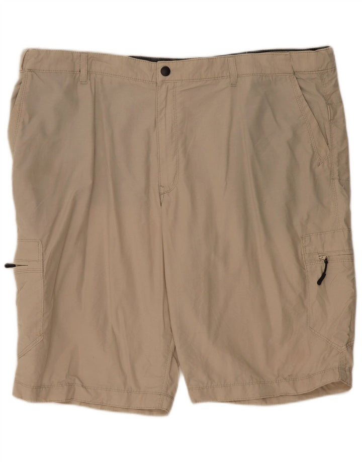 Marks & Spencer Pantalones cortos cargo para hombre W44 2XL Algodón beige