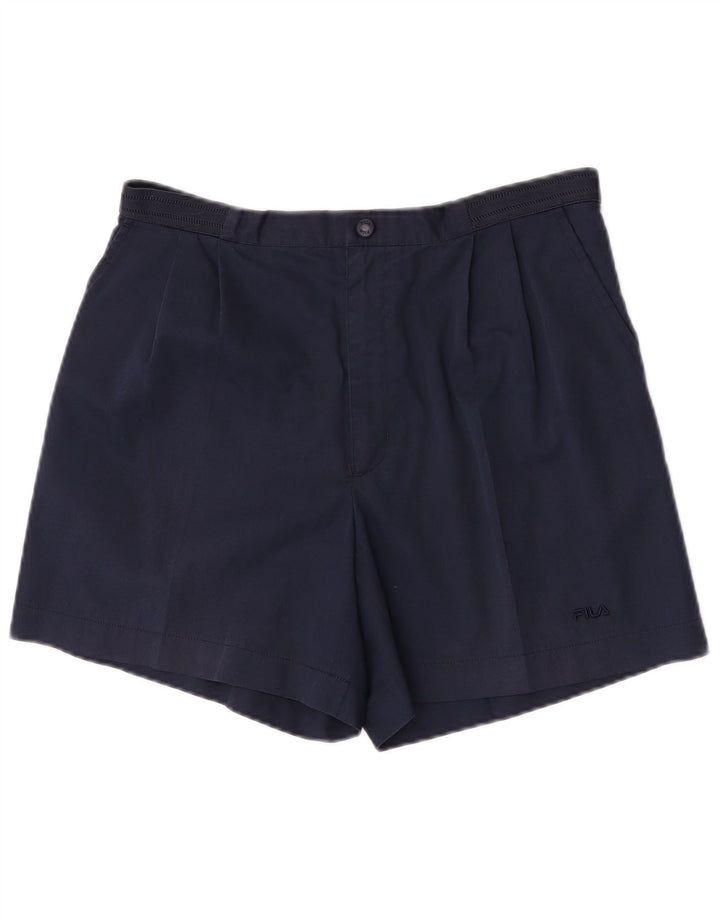 Fila Mens Pegged Chino Shorts IT 48 Medium W32 Poliéster azul marino