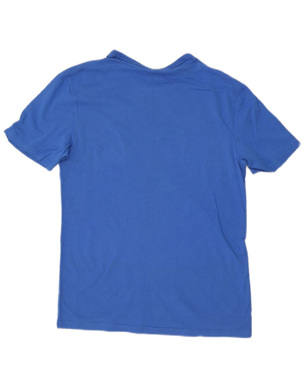 Champion Camiseta gráfica para hombre Top Small Blue Cotton