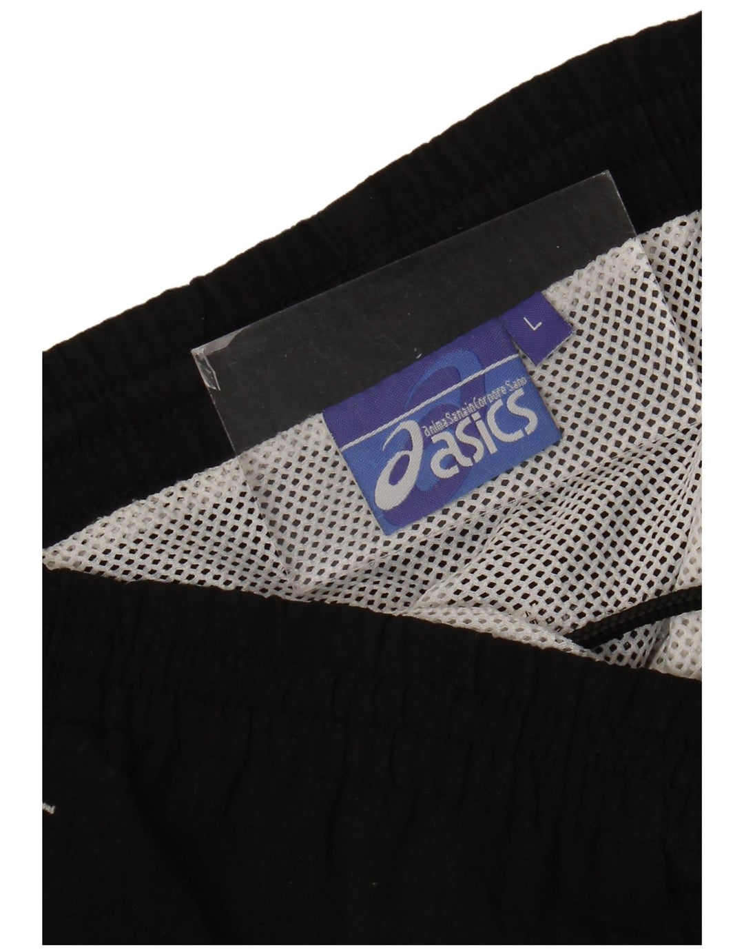 Asics - Pantalones cortos deportivos para hombre, talla grande, color negro