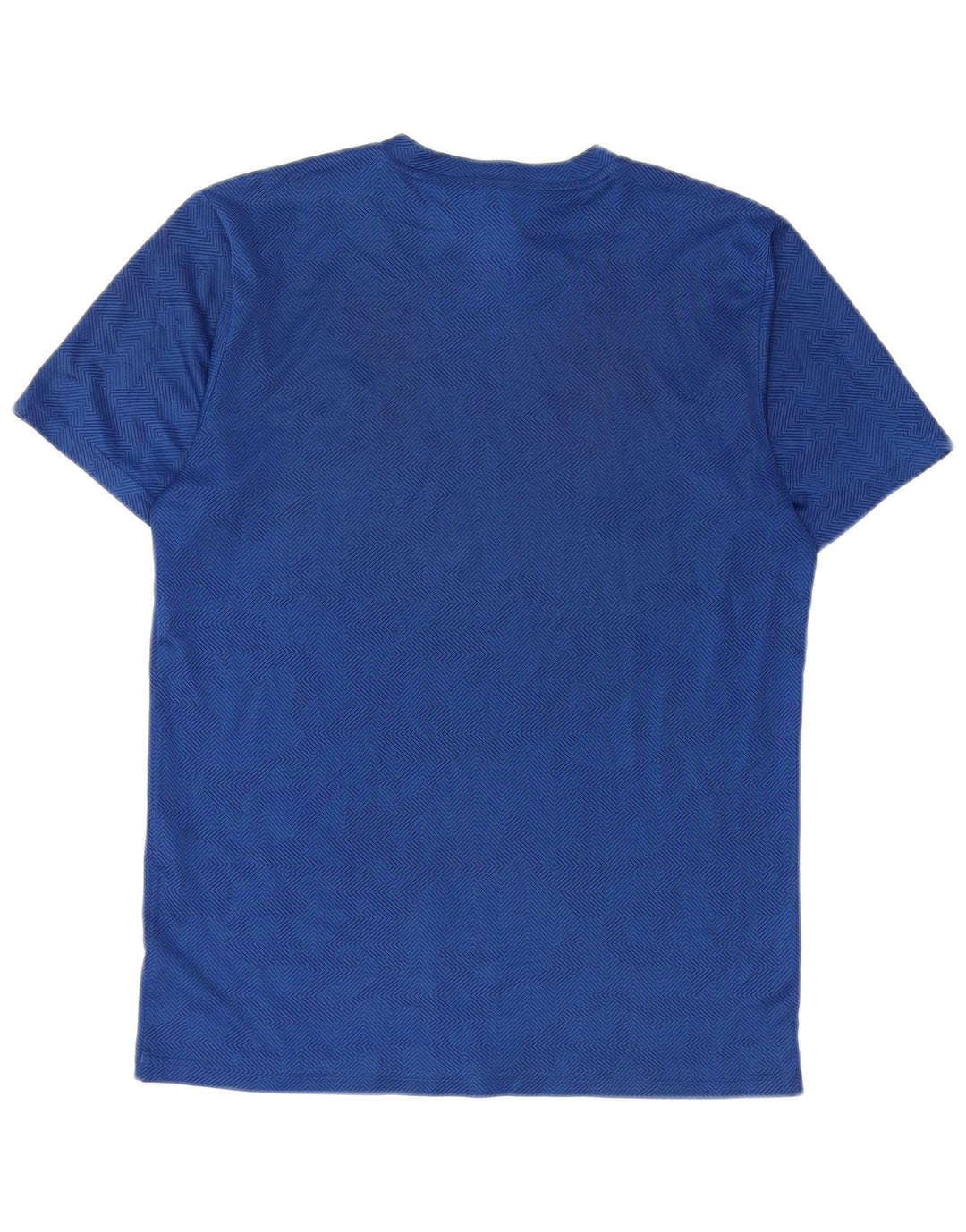 Adidas Mujer Climalite Camiseta Top Pequeño Azul Geométrico Poliéster