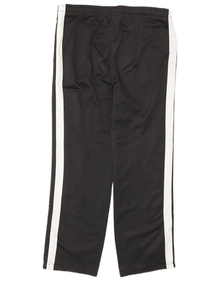 Fila Pantalón De Chándal Para Hombre Grande Negro Colorblock Poliéster