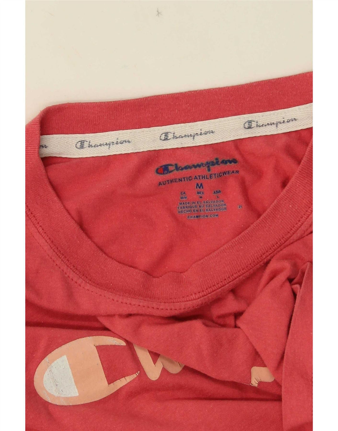 Champion Camiseta gráfica para mujer Top UK 12 Medium Red