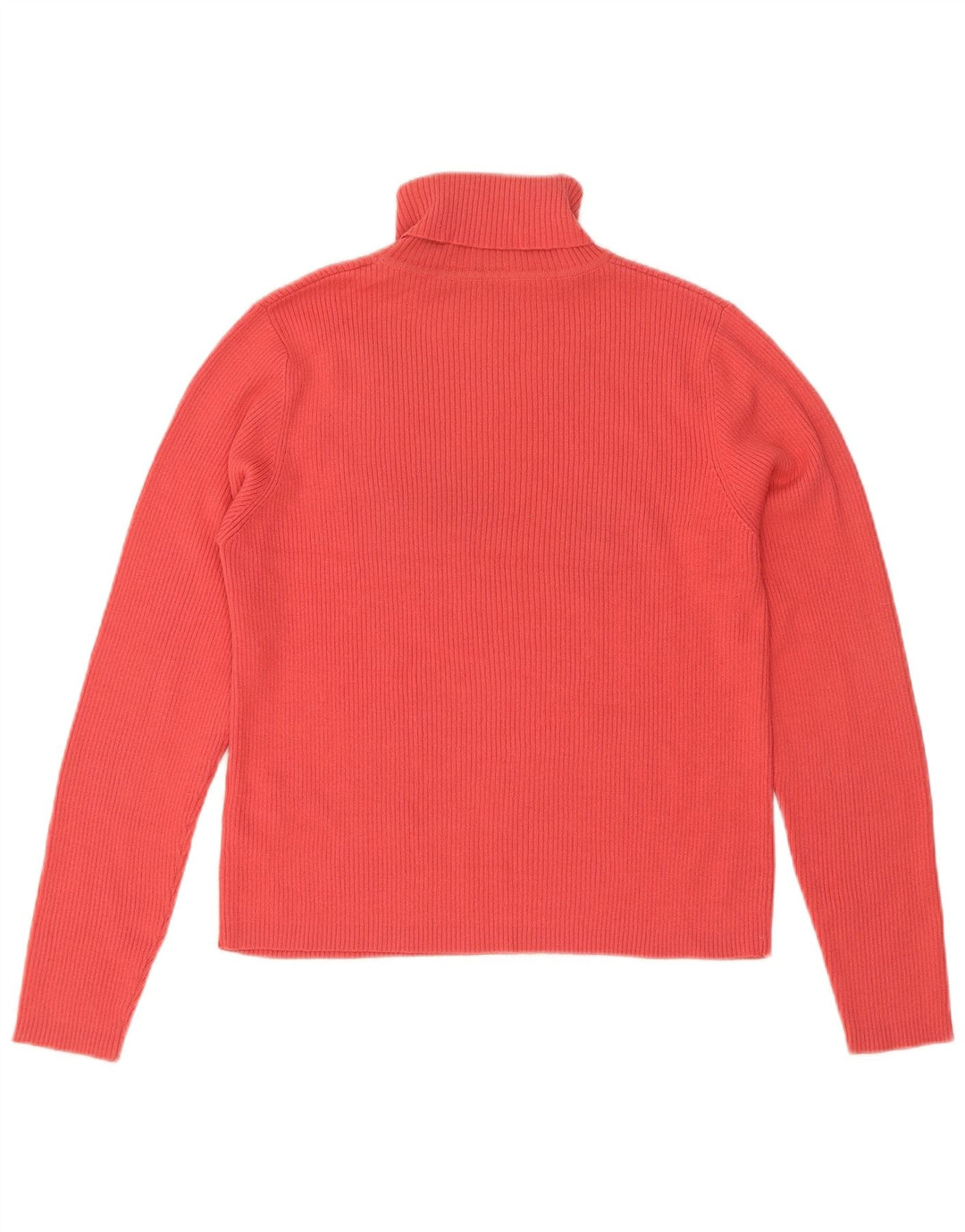 Marks & Spencer Jersey corto con cuello vuelto para mujer, talla 44, talla M, color rojo