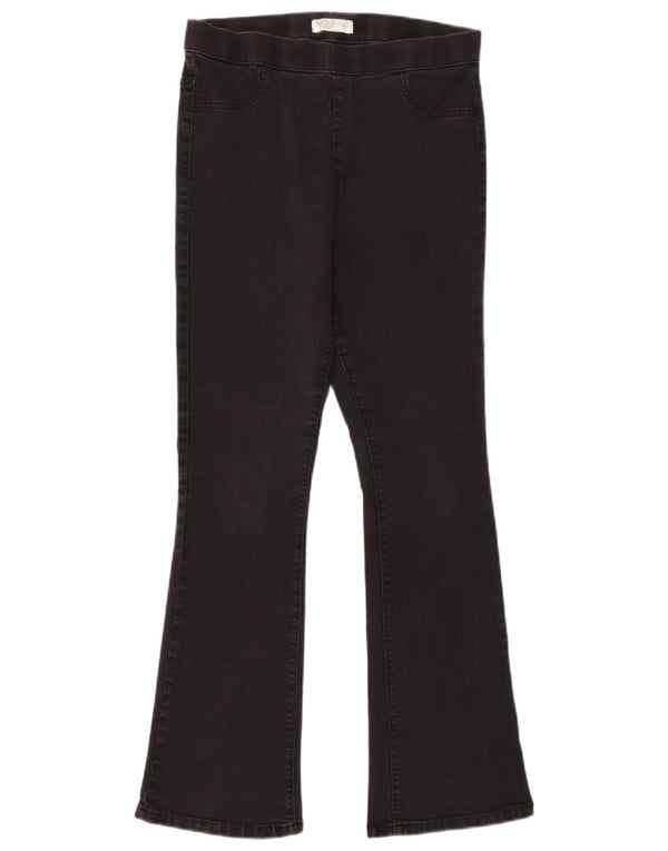 Marks & Spencer Jeans Jegging Flare Slim para Mujer UK 12 Medium W30 L30 Negro