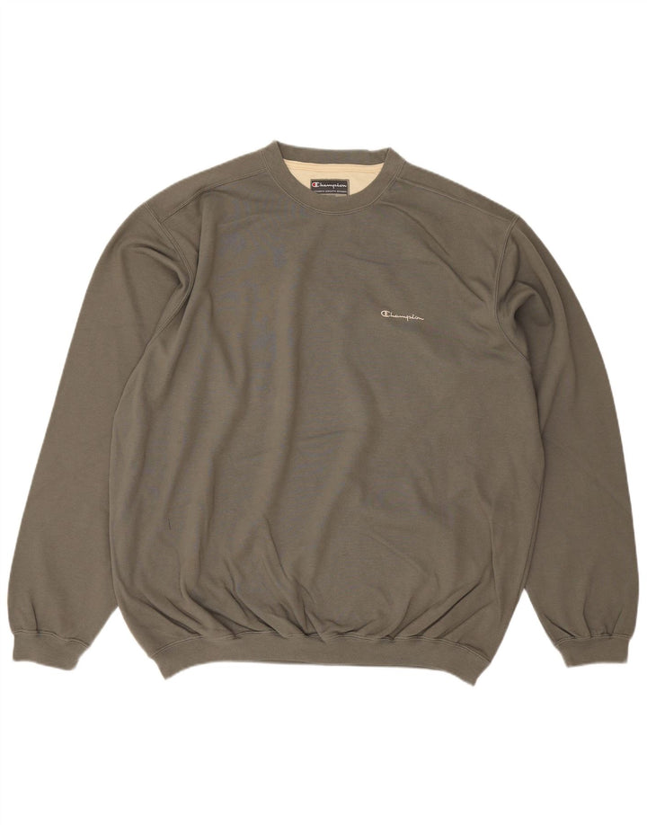 Champion Sudadera para hombre Jumper 2XL Gris Algodón