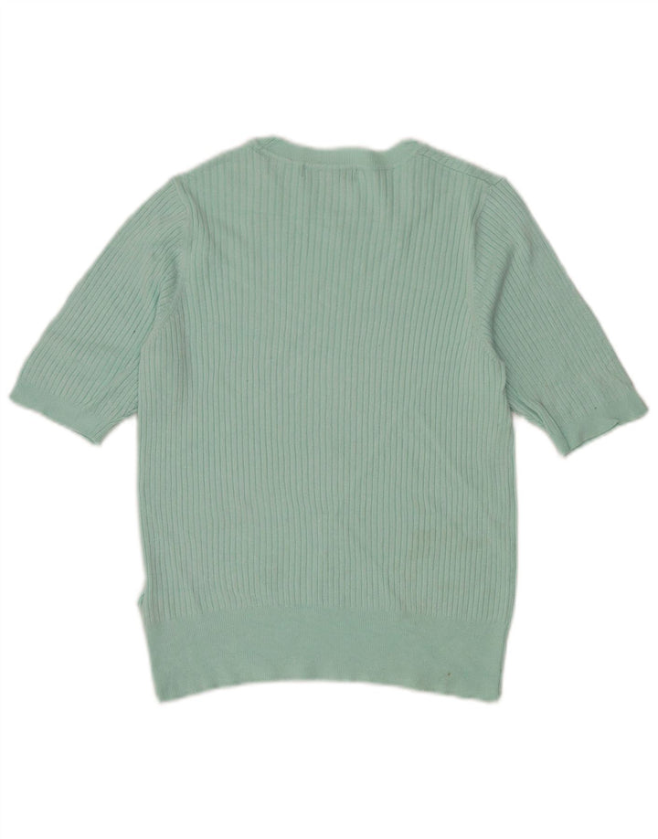 Marks & Spencer - Jersey con cuello barco para mujer, talla 40, color verde medio