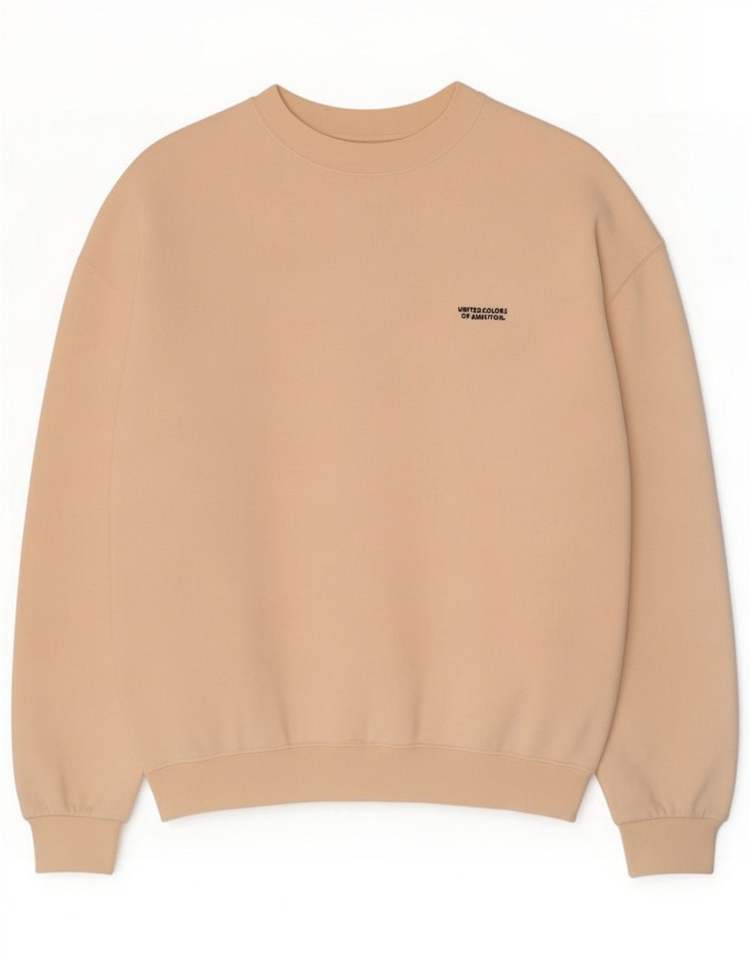 Benetton Sudadera Jersey Hombre Large Beige