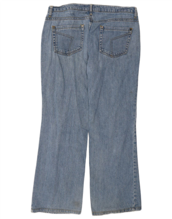 Vintage Mujer Bootcut Jeans W32 L28 Algodón Azul