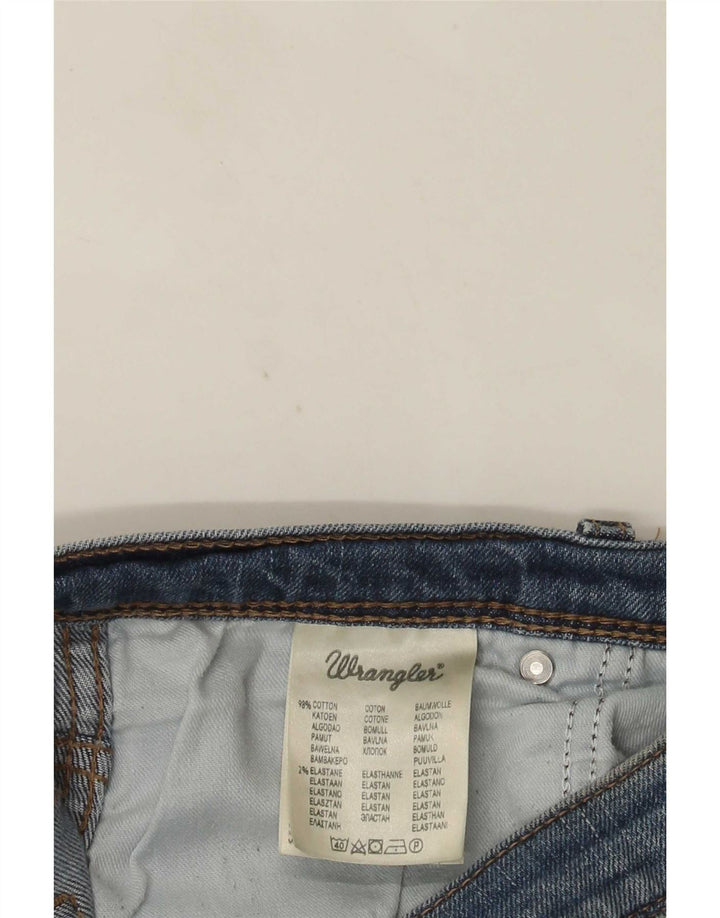 Wrangler Vaqueros rectos de corte regular para hombre W38 L30 Algodón azul