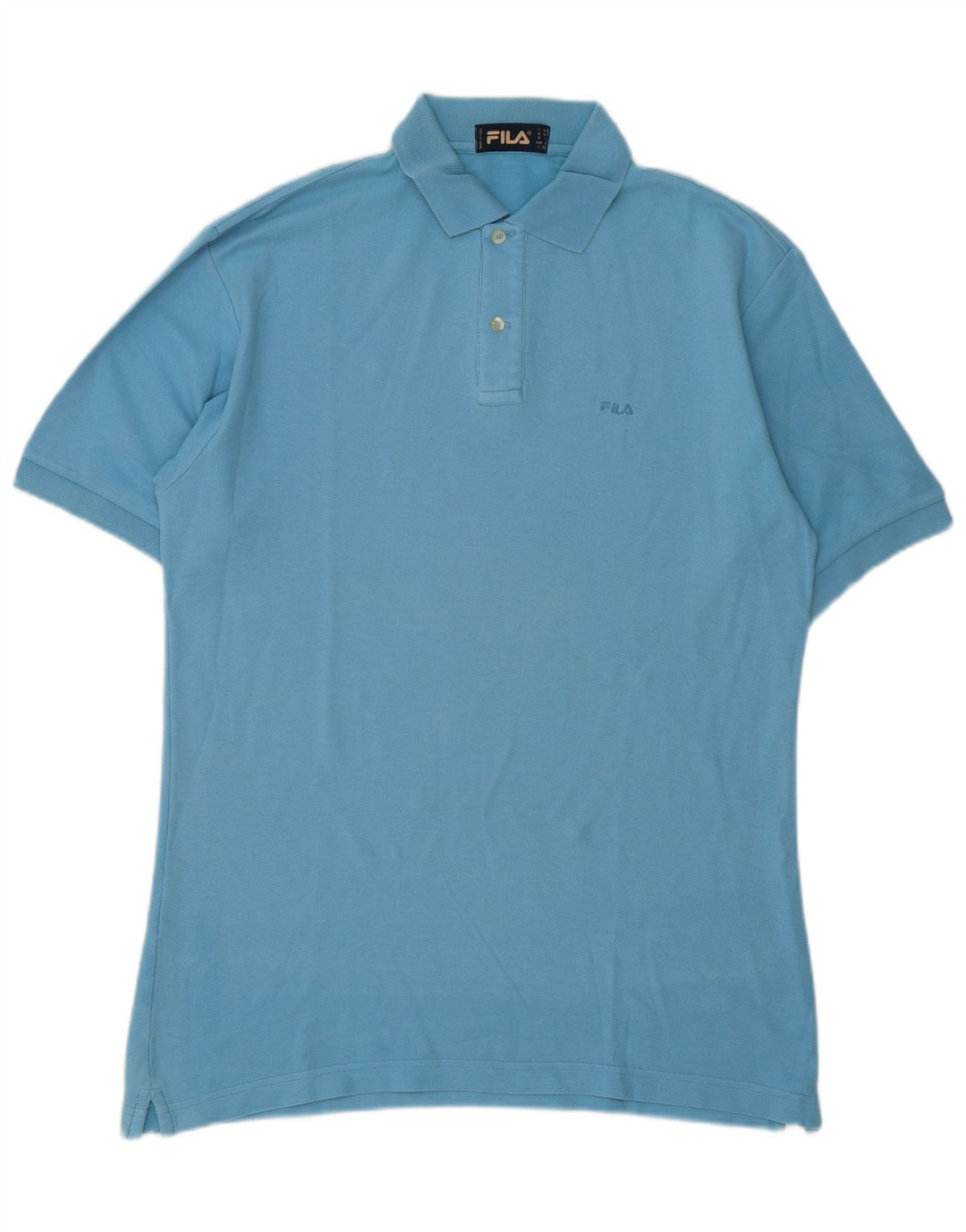 Fila Polo Hombre Algodón Azul Grande