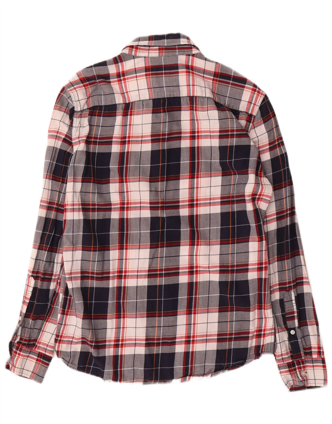 Camisa Jack Wills Hombre Slim Fit Algodón A Cuadros Azul Marino Pequeño