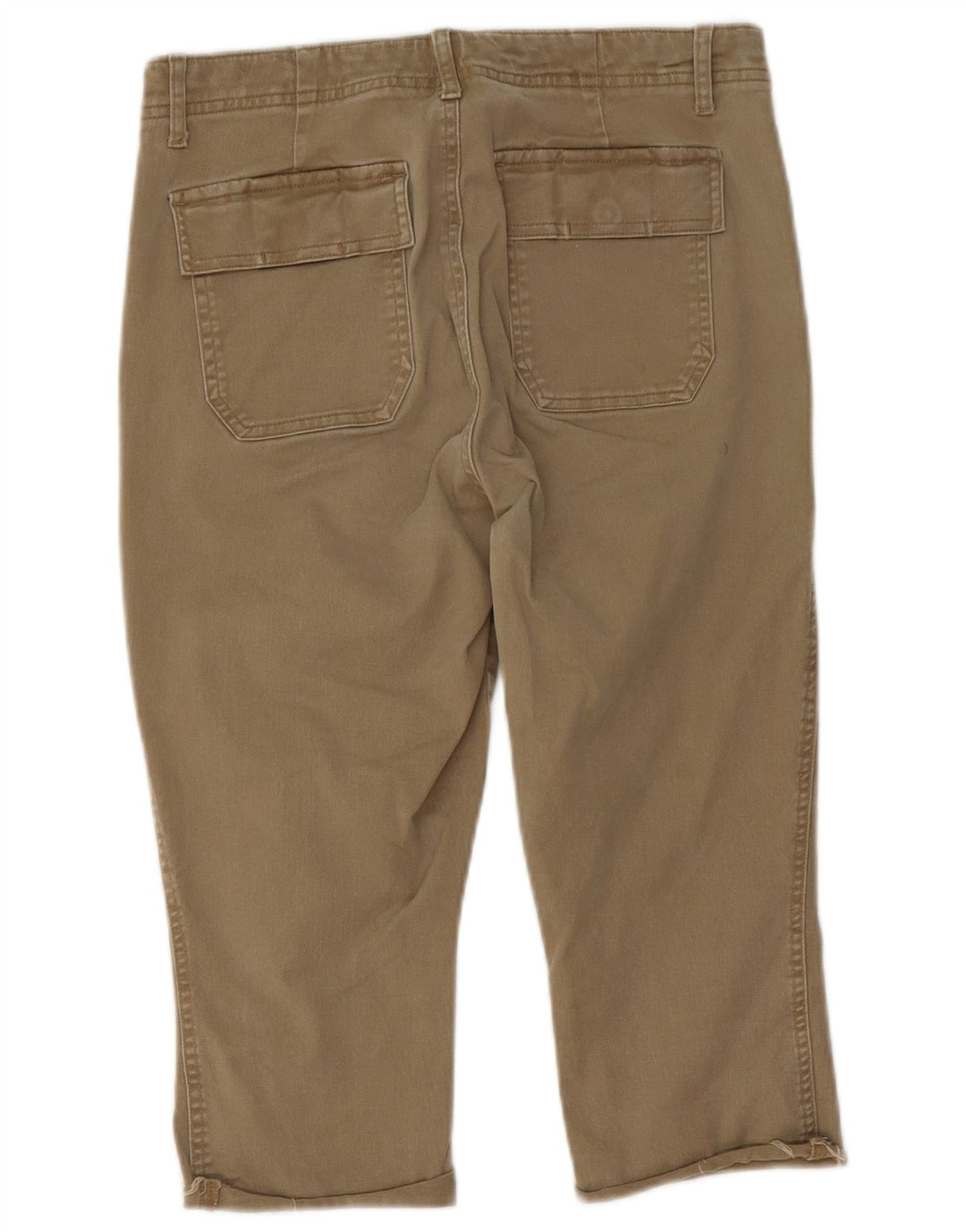 Gap Pantalones Capri para Mujer US 8 Medium W30 L17 Algodón Caqui