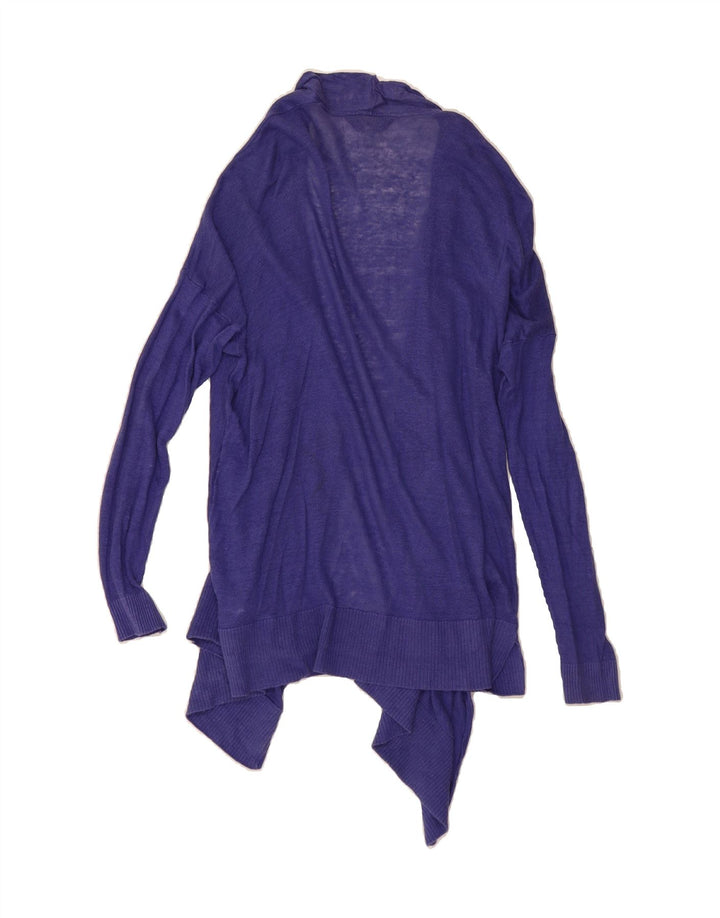 JOULES Womens Open Cardigan Sweater UK 12 Medium Purple Flax Vintage Joules and Second-Hand Joules from Messina Hembry 