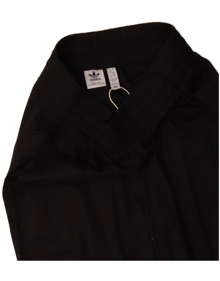 ADIDAS Pantalones cargo de cintura alta para mujer UK 8/10 Small W25 L28 Negro