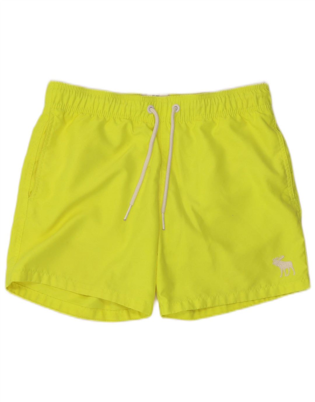 Abercrombie & Fitch Bañador Corto Hombre Poliéster Amarillo Medio