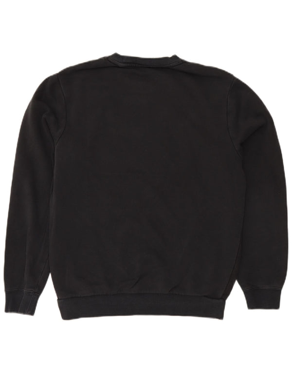 Nike Sudadera con gráfico y diseño tipo jersey de algodón color block en negro pequeño para hombre