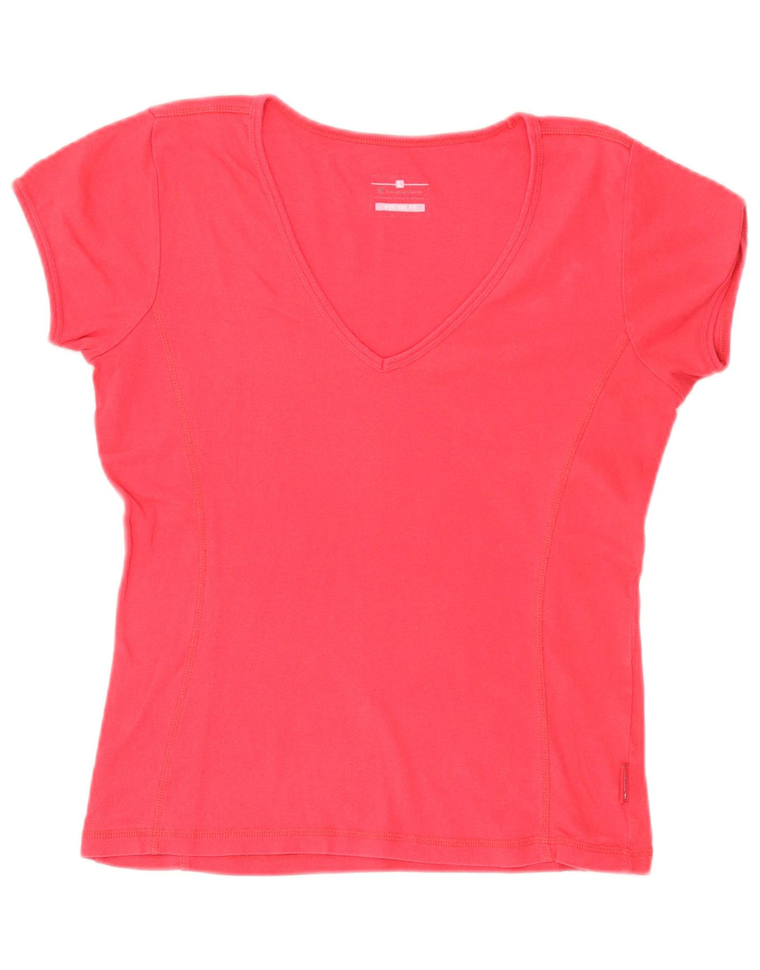 CHAMPION Camiseta Heritage Fit para mujer, talla 40, talla grande, color rosa