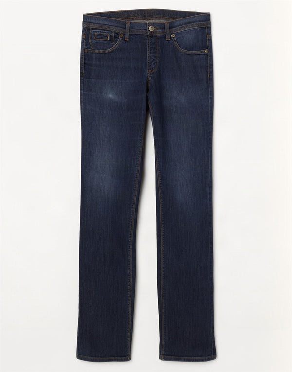 Vaqueros Trussardi Mujer Rectos W30 L32 Azul Marino Algodón