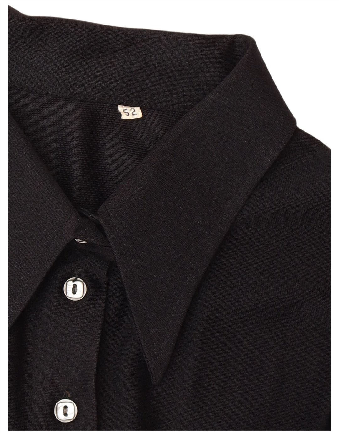 Blusa vintage para mujer IT 52 2XL Negro