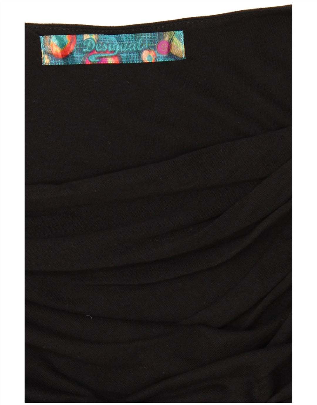 DESIGUAL Top gráfico para mujer manga larga UK 10 Small Black Stripes