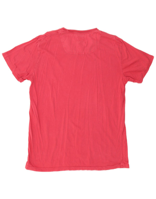 DIESEL Camiseta gráfica para hombre Top 2XL Rosa
