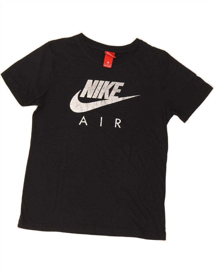 NIKE Womens Graphic T-Shirt Top UK 10 Small Black Vintage Nike and Second-Hand Nike from Messina Hembry 