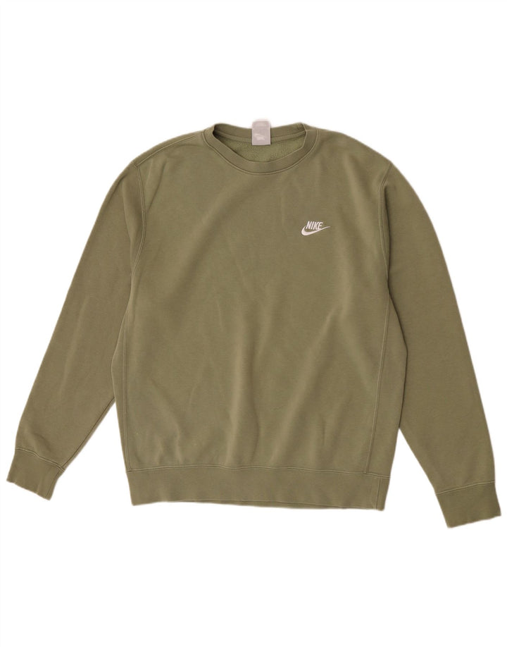 Nike Sudadera Jumper Medium Verde Algodón Deportes
