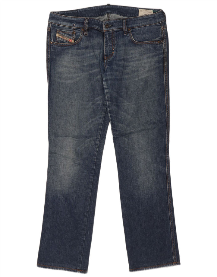 Diesel Mujer Lhela Vaqueros Rectos W32 L32 Algodón Azul