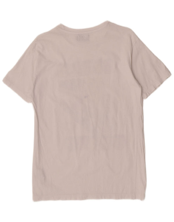 Converse Mujer Chuck Taylor Graphic Camiseta Top UK 10 Pequeño Algodón Blanco