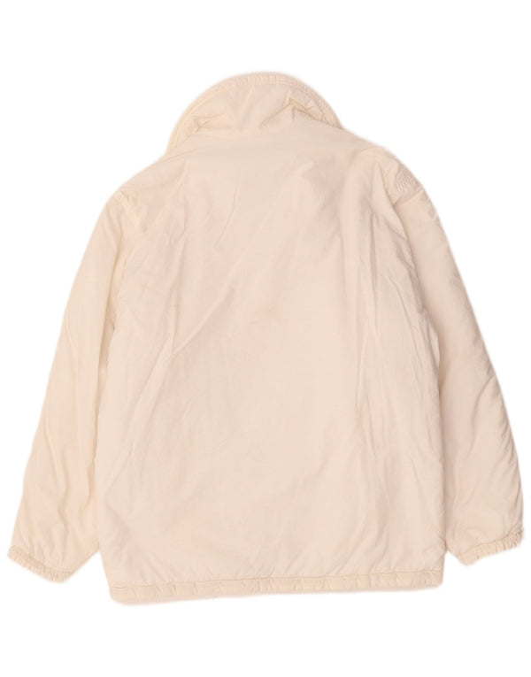Belfe & Belfe Chaqueta acolchada para mujer UK 44 Grande Poliéster blanco