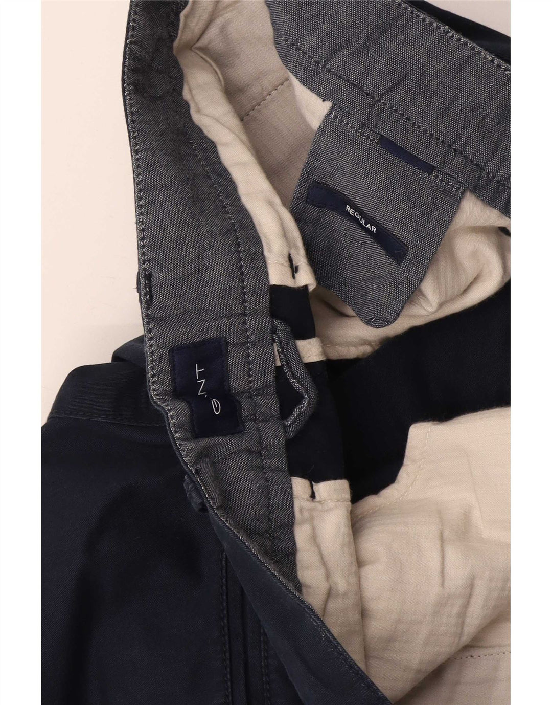 Gant Pantalón chino recto regular W36 L31 Azul marino
