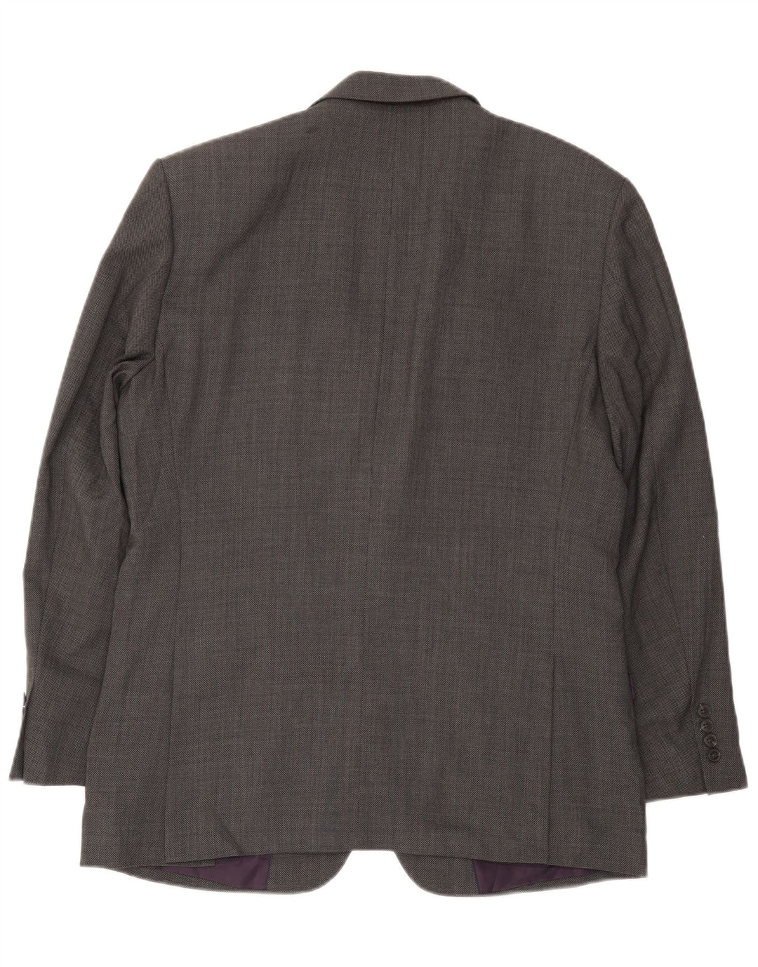 Marks & Spencer Chaqueta tipo blazer de corte regular con 2 botones para hombre UK 42 Large Grey