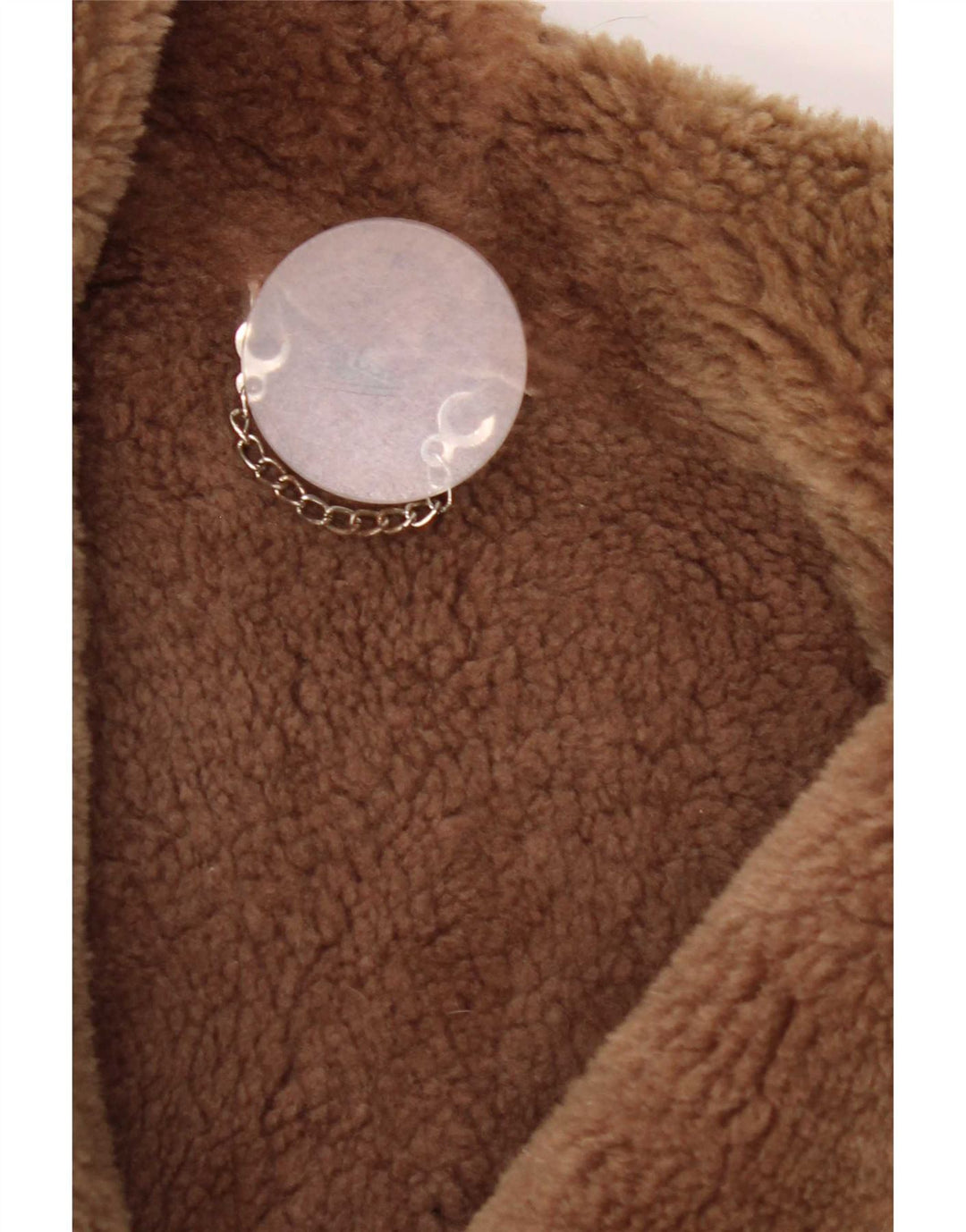 Vintage mujer shearling chaqueta Reino Unido 14 marrón medio