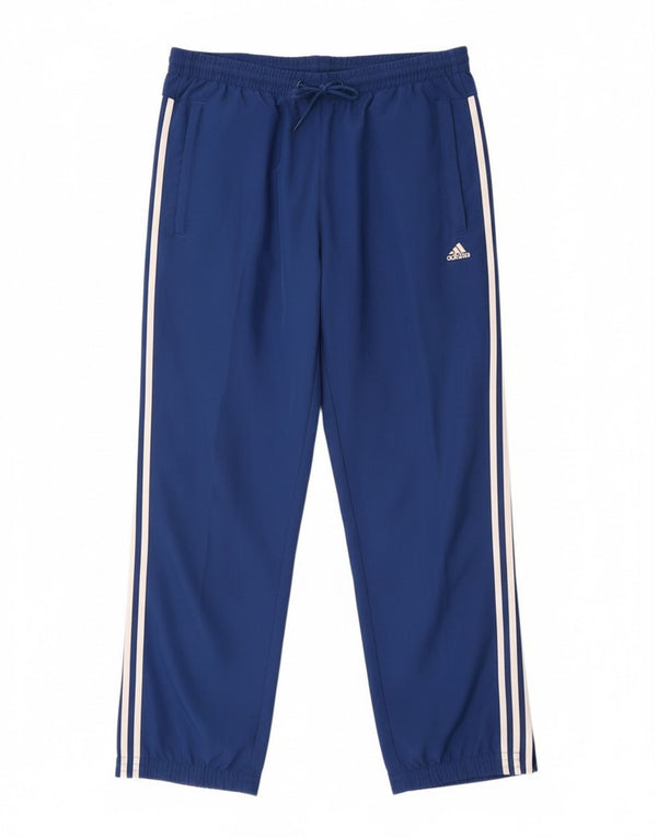 Adidas Pantalones de chándal para hombre Joggers UK 42/44 Large Azul Poliéster