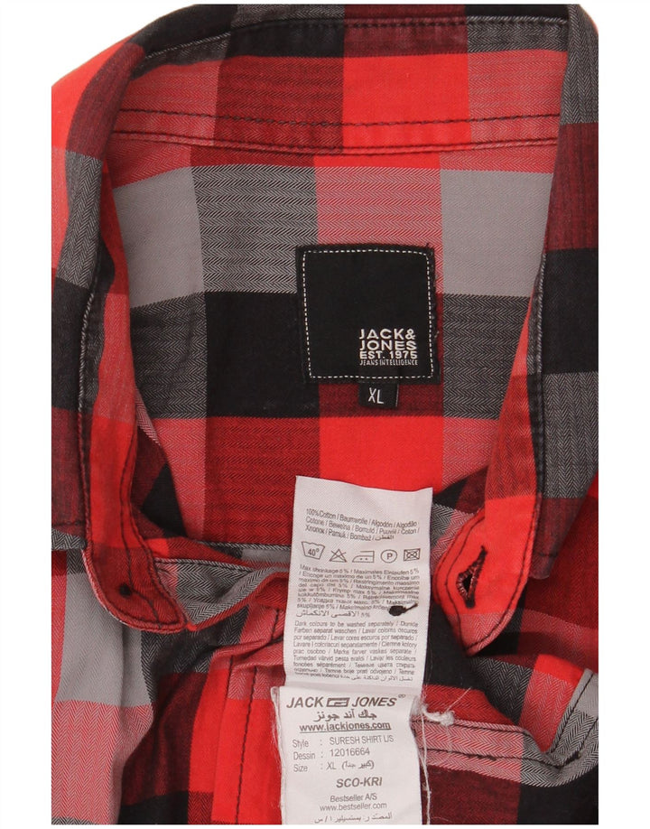 Camisa Jack & Jones Hombre XL Algodón Cuadros Multicolor
