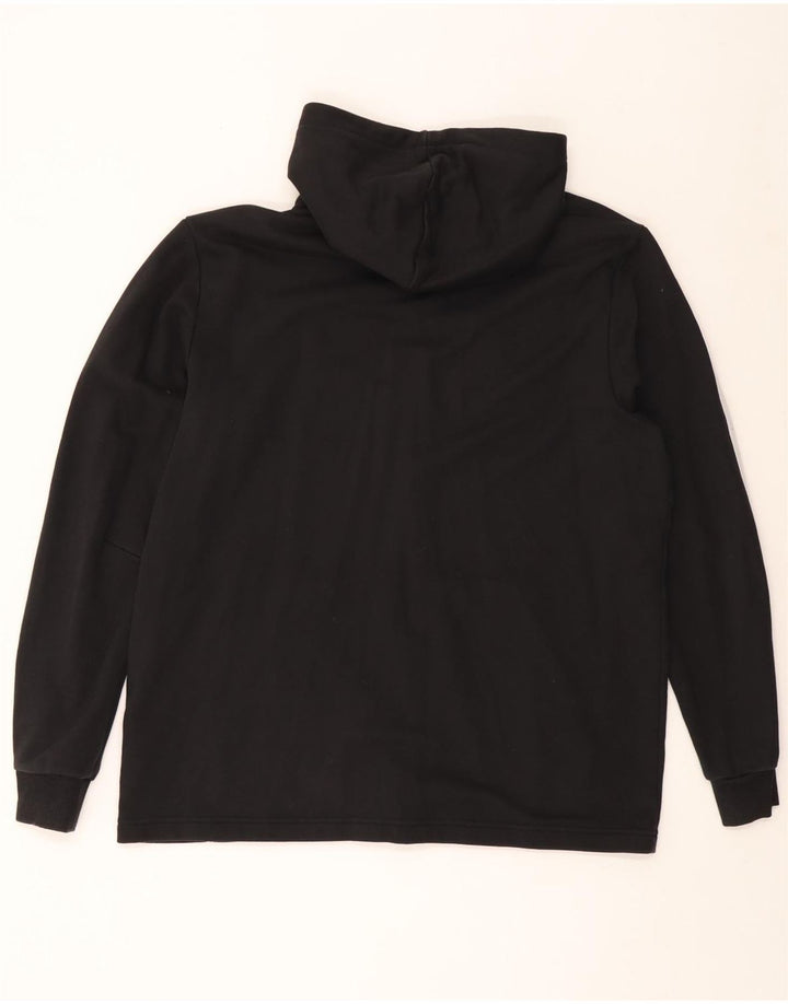 Adidas Sudadera con capucha y cremallera para hombre XL Algodón negro