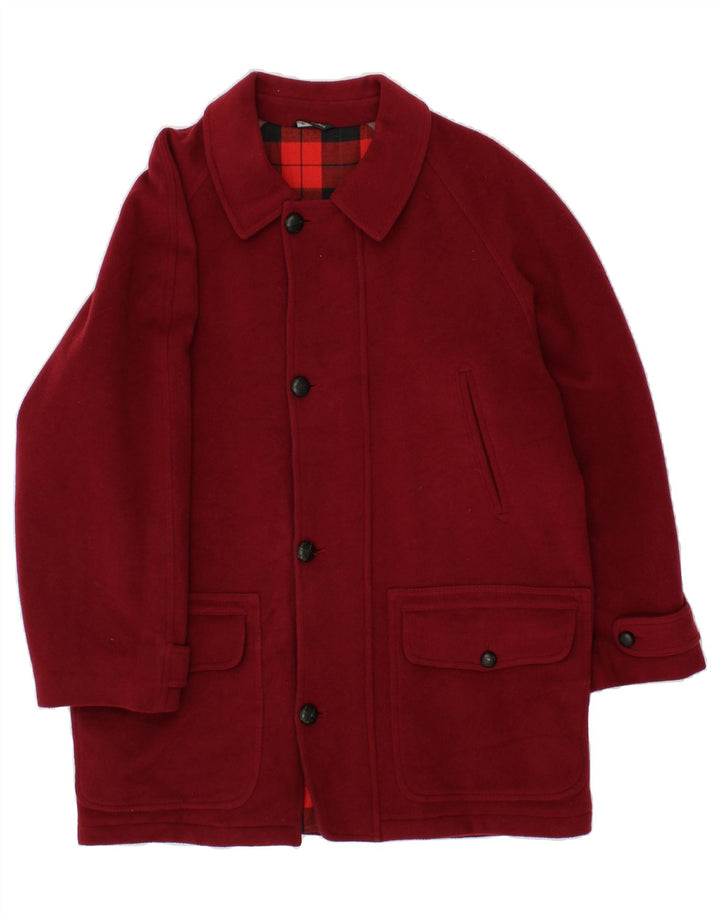 VINTAGE Abrigo para hombre IT 50 Rojo grande