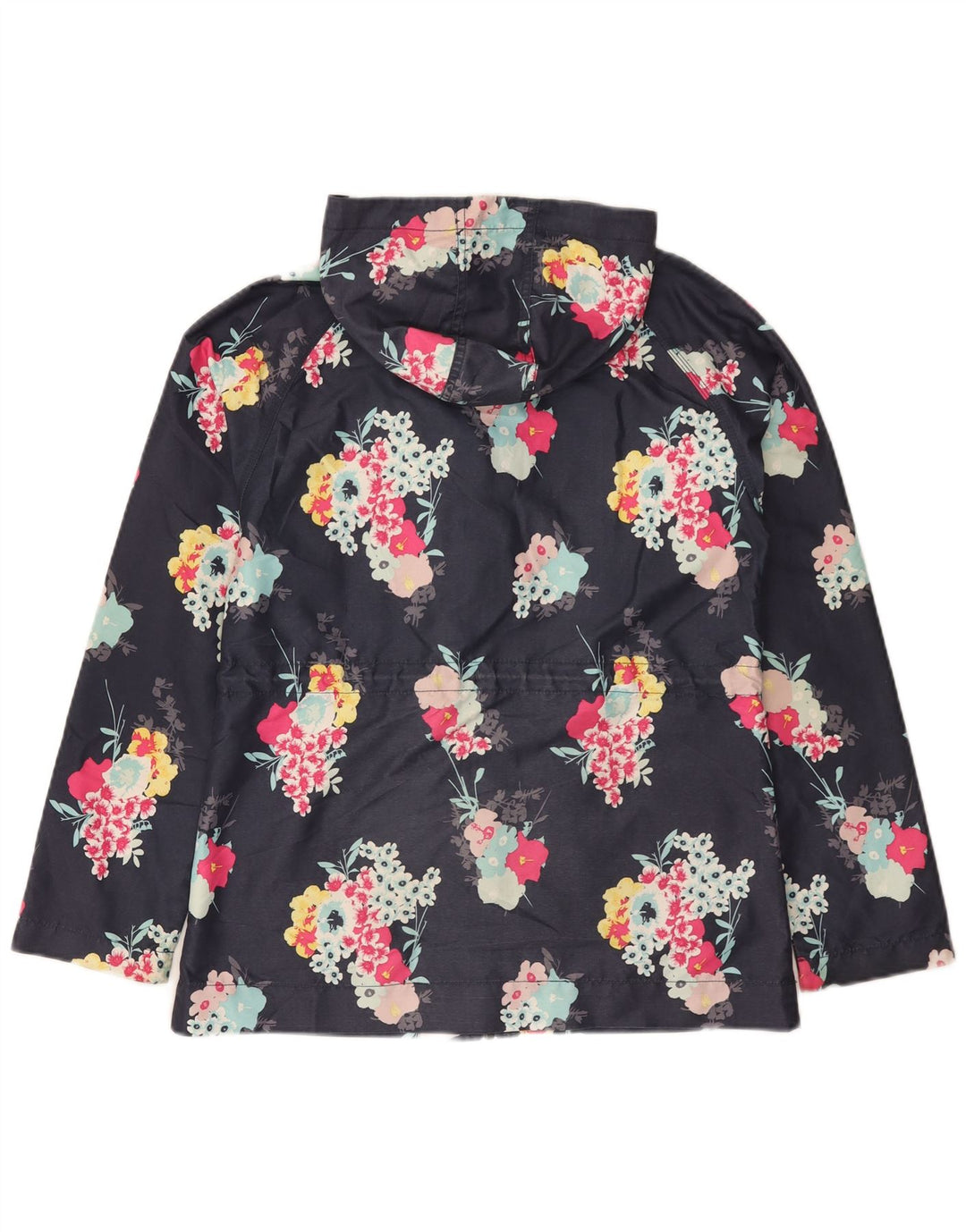 Chaqueta impermeable con capucha para mujer Animal UK 8 Small Poliéster floral azul marino