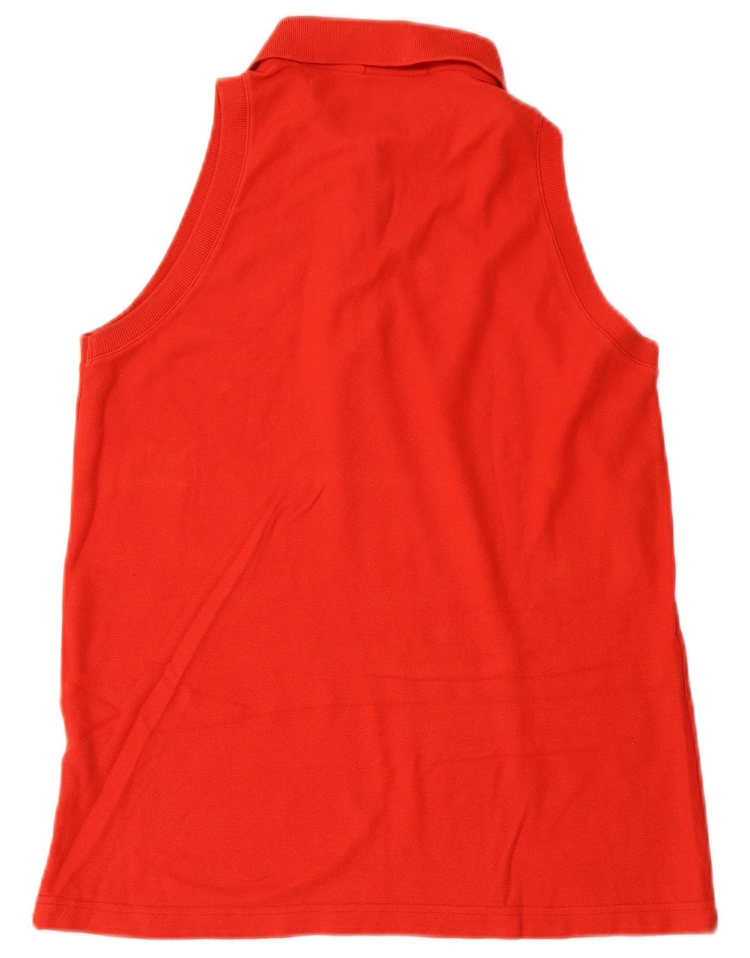 FILA Polo sin mangas para mujer IT 46 Large Red Cotton