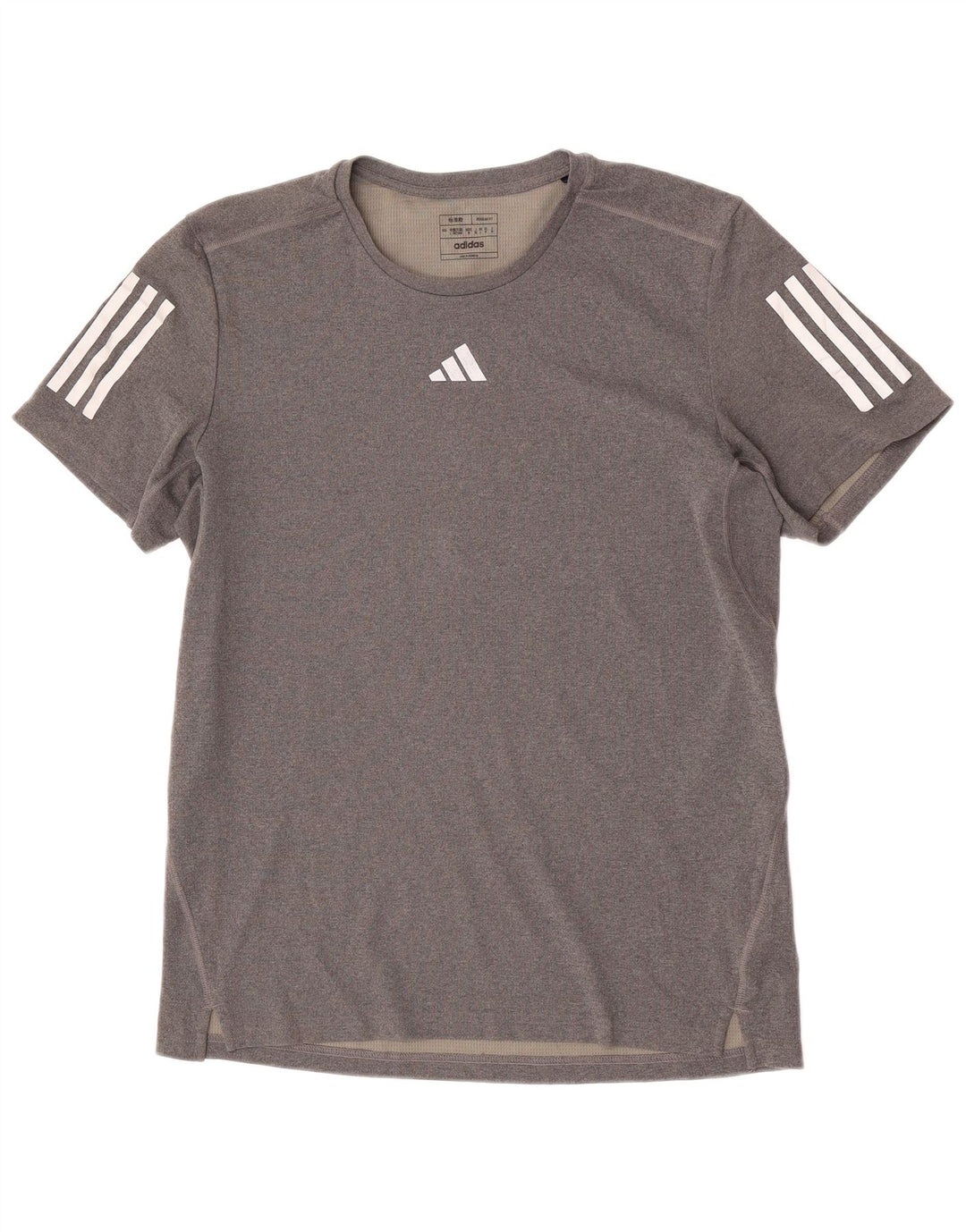 Adidas Hombre Aeroready Regular Fit Camiseta Top Grande Gris Poliéster