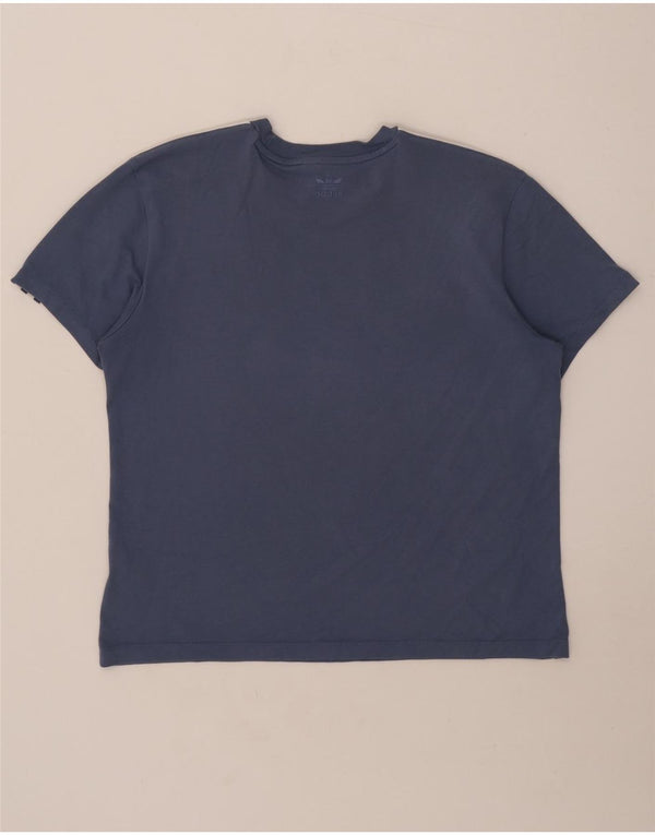 Adidas - Camiseta para mujer (talla 40), color azul medio, algodón