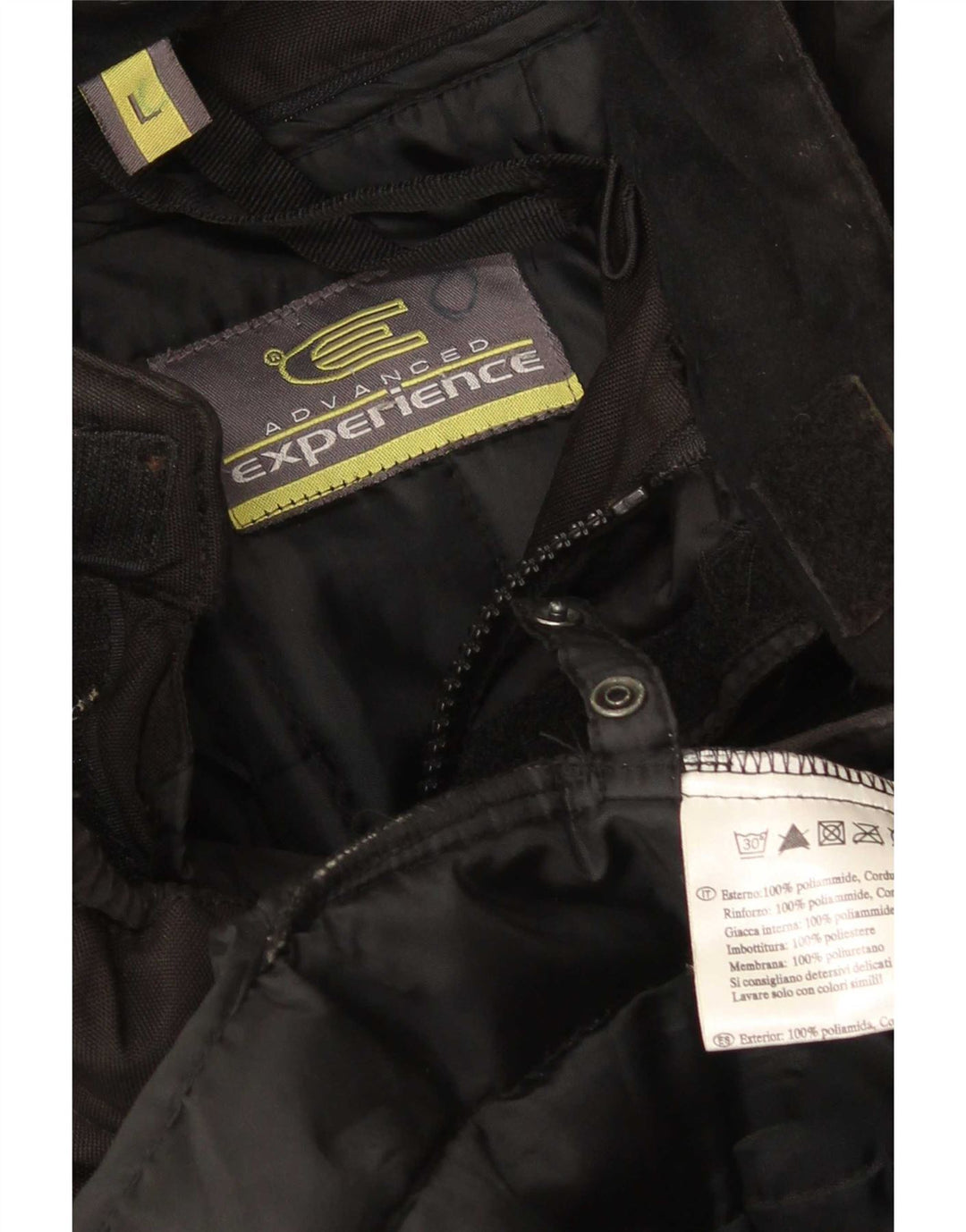 Advanced Experience Chaqueta Racer para hombre UK 40 Grande Poliéster negro