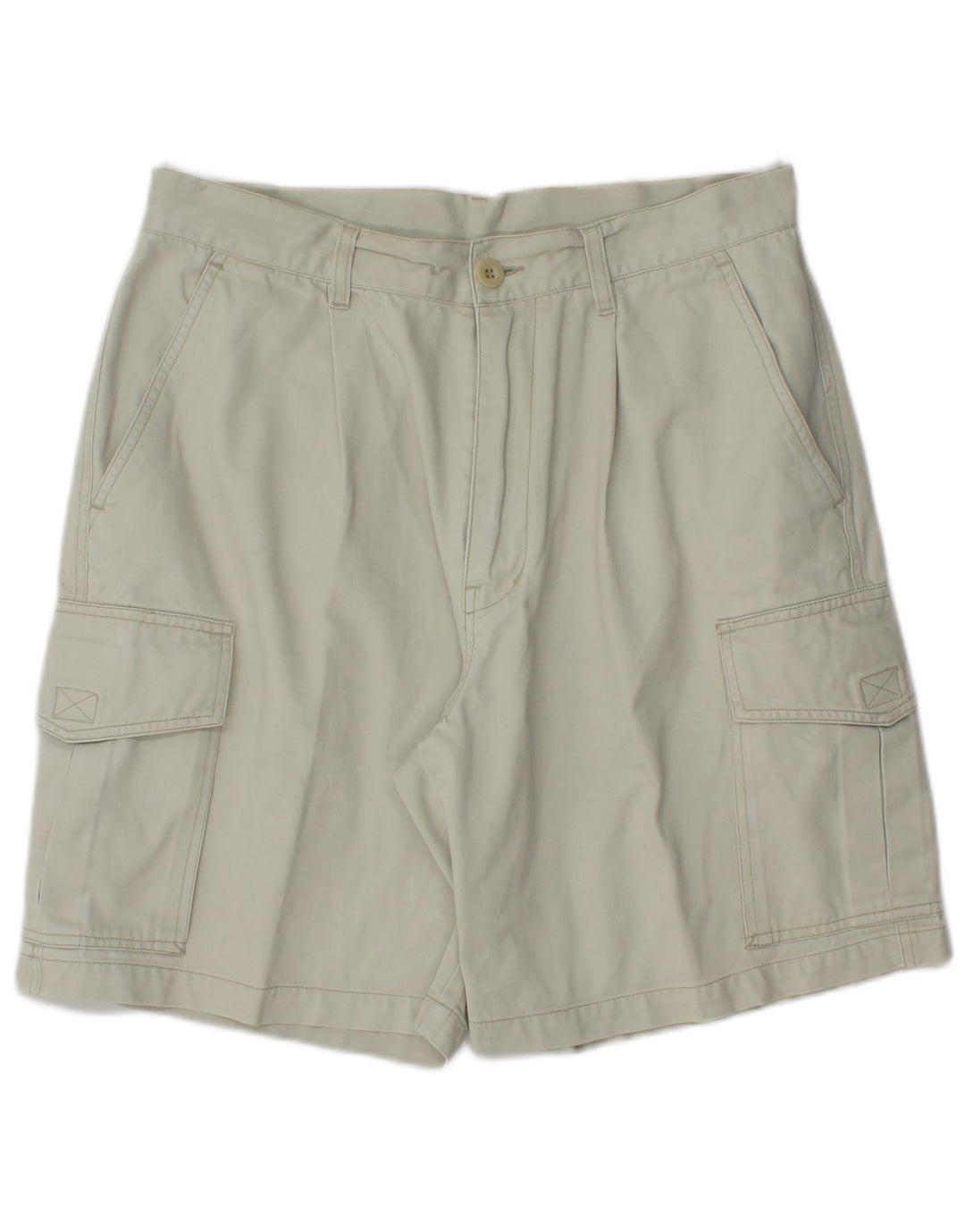 Pantalones cortos tipo cargo para hombre Rifle W33 Algodón verde medio